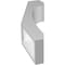 Ekena Millwork 3 1/2-in. W x 8-in. D x 20-in. H Legacy Architectural Grade PVC Knee Brace BRCP035X08X20LEC - alternate 6